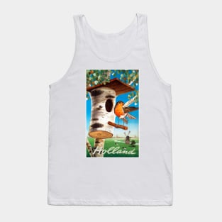 Vintage Travel Poster  The Netherlands Holland Tank Top